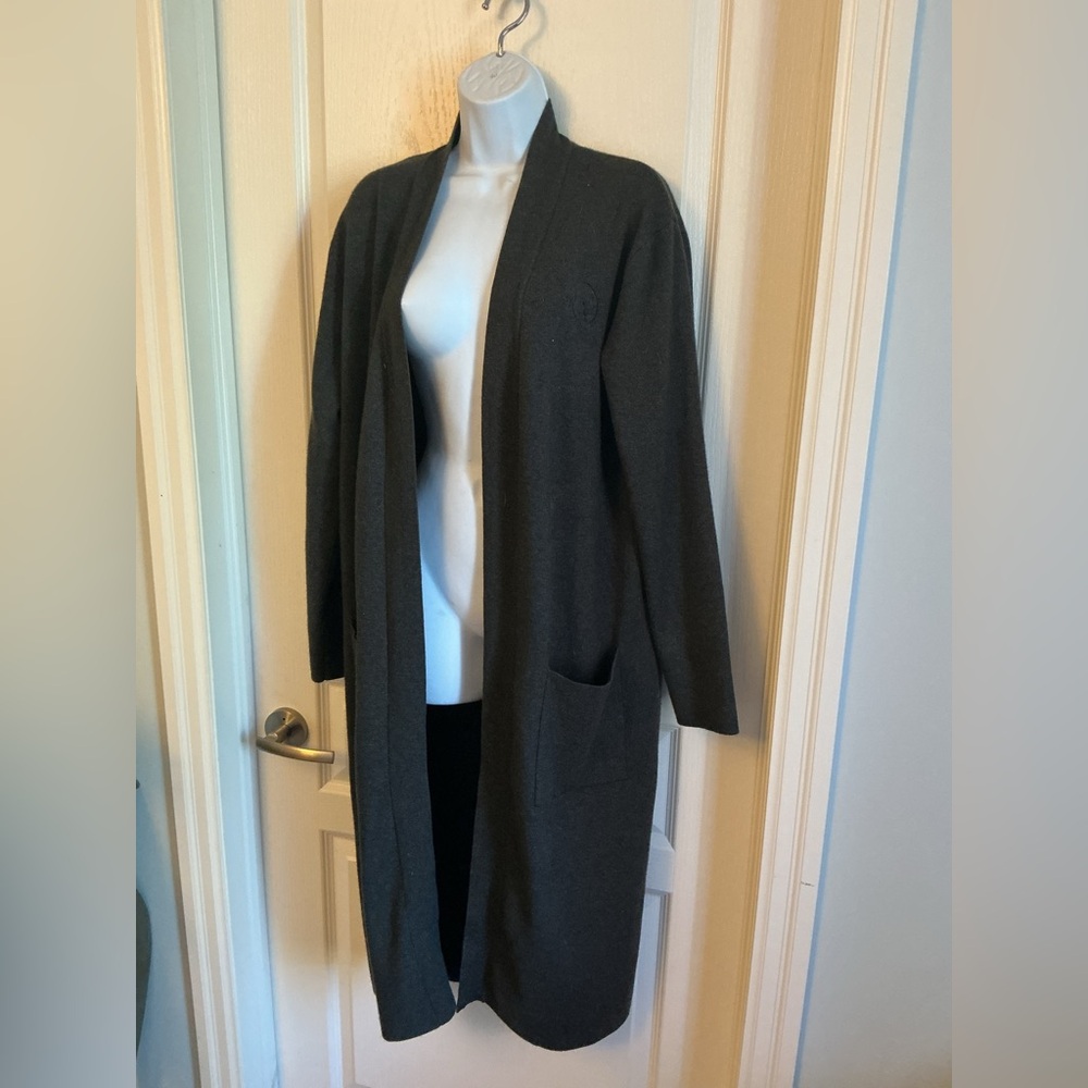 Live. Love. Lounge grey cardigan one size